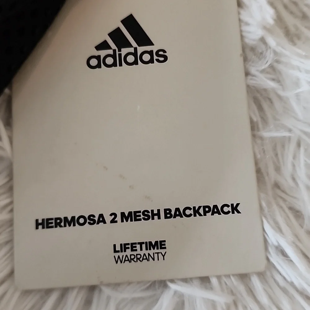 Adidas Black Mesh Men's Backpack Bramd New